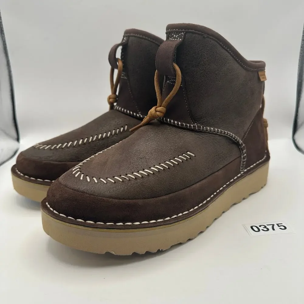 UGG Men's 9 Chestnut Campfire Crafted Regenerate Boots BRAND NEW